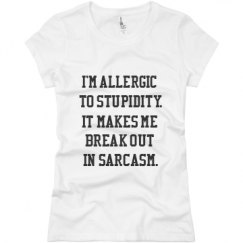 Ladies Slim Fit Basic Promo Jersey Tee