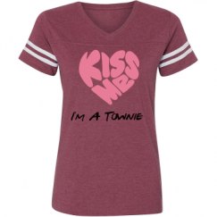 Ladies Relaxed Fit Vintage Sports Tee