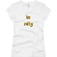 Ladies Slim Fit Basic Promo Jersey Tee