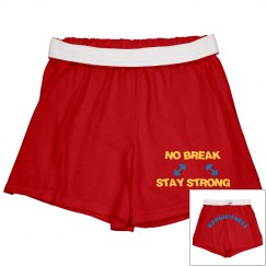 DONDIFITNESS LADIES SLIM FIT CHEER SHORTS