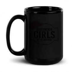 15oz Black Glossy Mug