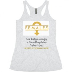Ladies Slim Fit Super Soft Racerback Triblend Tank