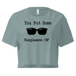 Ladies Festival Cali Crop Top Tee