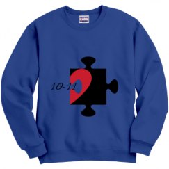 Unisex Film and Foil Crewneck Sweatshirt