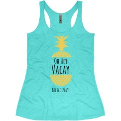 Ladies Slim Fit Super Soft Racerback Triblend Tank