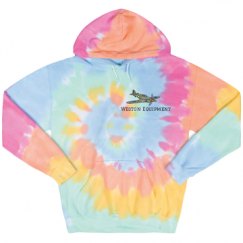 Unisex Tie-Dye Fleece Hoodie