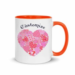 11oz Ceramic Mug with Color Inside