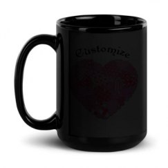 15oz Black Glossy Mug