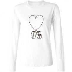 Ladies Relaxed Fit Basic Long Sleeve Tee