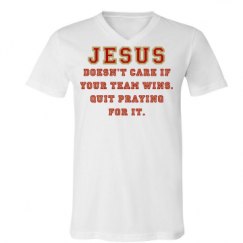 Unisex V-Neck Jersey Tee