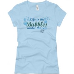 Ladies Slim Fit Basic Promo Jersey Tee