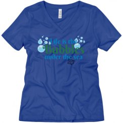 Ladies Relaxed Fit V-Neck Tee