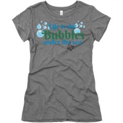 Ladies Slim Fit Super Soft Triblend Tee