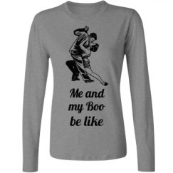 Ladies Relaxed Fit Basic Long Sleeve Tee