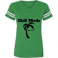 Ladies Relaxed Fit Vintage Sports Tee