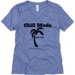 Ladies Relaxed Fit Super Soft Triblend V-Neck Tee