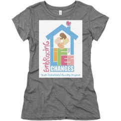 Ladies Slim Fit Super Soft Triblend Tee