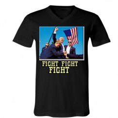 Unisex V-Neck Jersey Tee