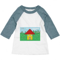 Toddler 3/4 Sleeve Raglan Tee