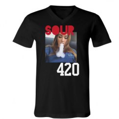 Unisex V-Neck Jersey Tee