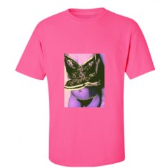 Unisex Ultra Cotton Safety Neon Crewneck Tee