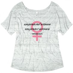 Ladies Flowy Slouchy Tee
