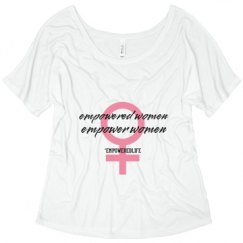 Ladies Flowy Slouchy Tee