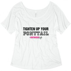 Ladies Flowy Slouchy Tee