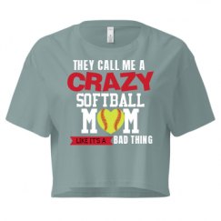 Ladies Festival Cali Crop Top Tee