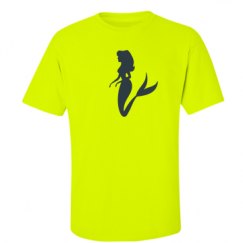 Unisex Ultra Cotton Safety Neon Crewneck Tee