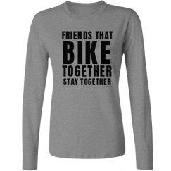 Ladies Relaxed Fit Basic Long Sleeve Tee