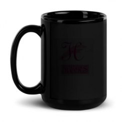 15oz Black Glossy Mug