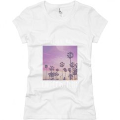 Ladies Slim Fit Basic Promo Jersey Tee