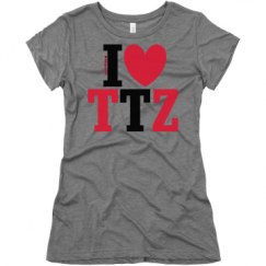 Ladies Slim Fit Super Soft Triblend Tee