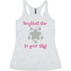 Ladies Slim Fit Super Soft Racerback Triblend Tank