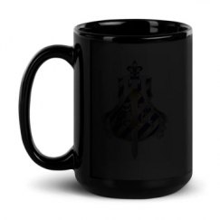 15oz Black Glossy Mug