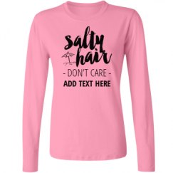 Ladies Relaxed Fit Basic Long Sleeve Tee