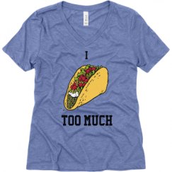 Ladies Relaxed Fit Super Soft Triblend V-Neck Tee