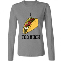 Ladies Relaxed Fit Basic Long Sleeve Tee