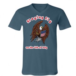 Unisex V-Neck Jersey Tee