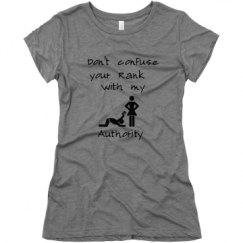 Ladies Slim Fit Super Soft Triblend Tee
