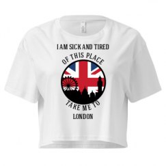 Ladies Festival Cali Crop Top Tee