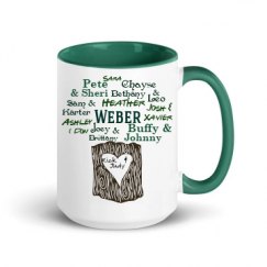 15oz Ceramic Mug with Color Inside