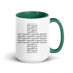 15oz Ceramic Mug with Color Inside