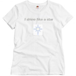 I shine like a star top