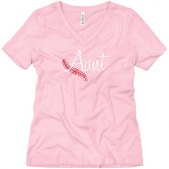 Ladies Relaxed Fit V-Neck Tee