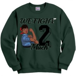 Unisex Film and Foil Crewneck Sweatshirt