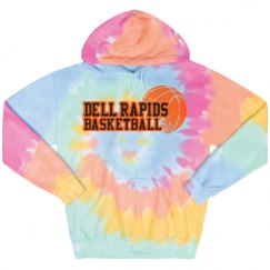 Unisex Tie-Dye Fleece Hoodie