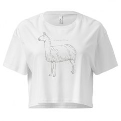 Ladies Festival Cali Crop Top Tee