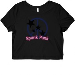 Ladies Slim Fit Crop Top Tee